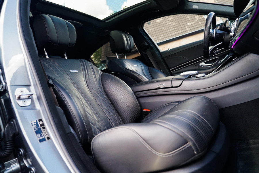 Mercedes-Benz S-Klasse AMG 63 4Matic+ Lang Premium Plus | Burmester 3D | Panorama | Massage voor+achter | Stoelkoeling | 360 cam |