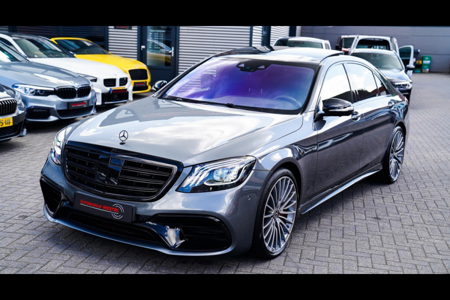 Mercedes-Benz S-Klasse AMG 63 4Matic+ Lang Premium Plus | Burmester 3D | Panorama | Massage voor+achter | Stoelkoeling | 360 cam |