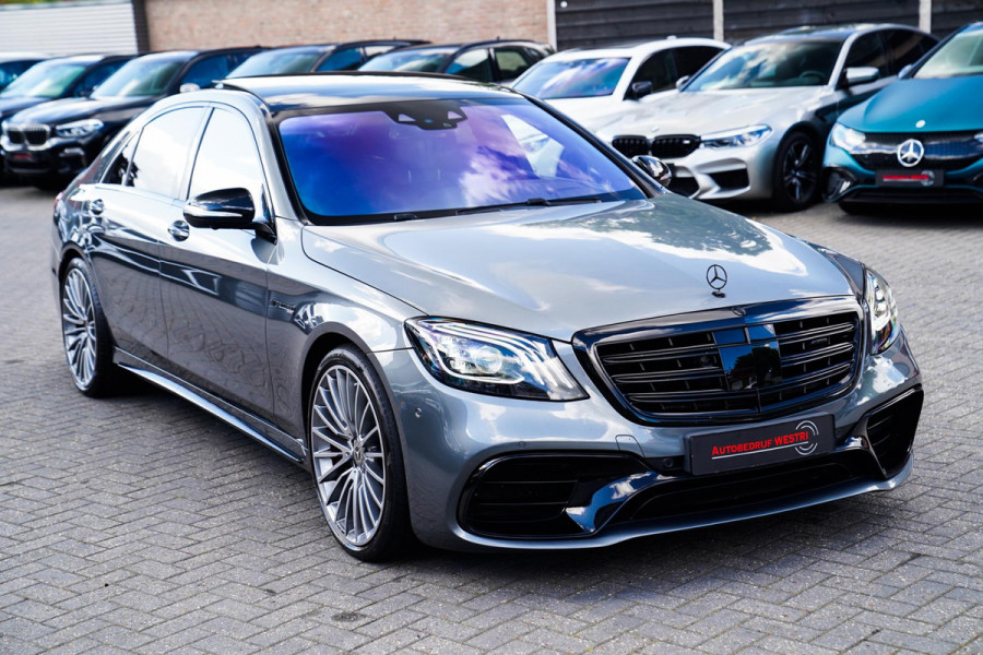 Mercedes-Benz S-Klasse AMG 63 4Matic+ Lang Premium Plus | Burmester 3D | Panorama | Massage voor+achter | Stoelkoeling | 360 cam |