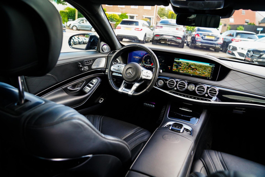 Mercedes-Benz S-Klasse AMG 63 4Matic+ Lang Premium Plus | Burmester 3D | Panorama | Massage voor+achter | Stoelkoeling | 360 cam |