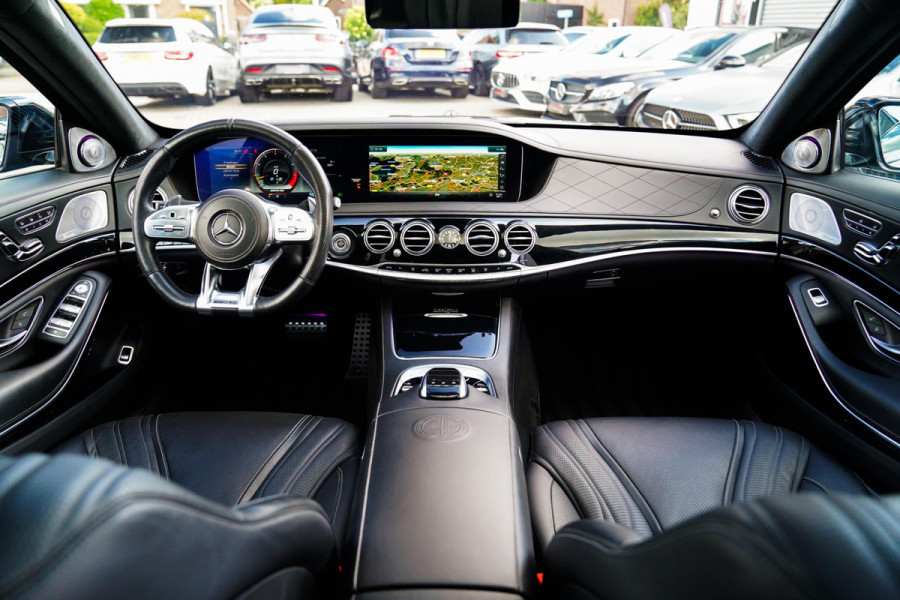 Mercedes-Benz S-Klasse AMG 63 4Matic+ Lang Premium Plus | Burmester 3D | Panorama | Massage voor+achter | Stoelkoeling | 360 cam |
