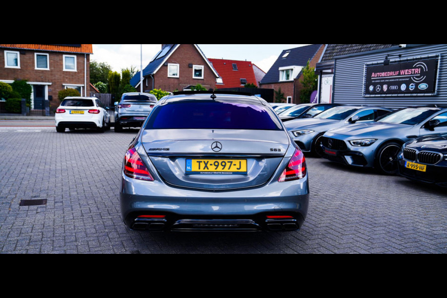 Mercedes-Benz S-Klasse AMG 63 4Matic+ Lang Premium Plus | Burmester 3D | Panorama | Massage voor+achter | Stoelkoeling | 360 cam |