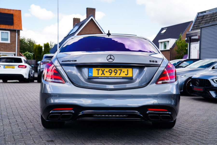 Mercedes-Benz S-Klasse AMG 63 4Matic+ Lang Premium Plus | Burmester 3D | Panorama | Massage voor+achter | Stoelkoeling | 360 cam |