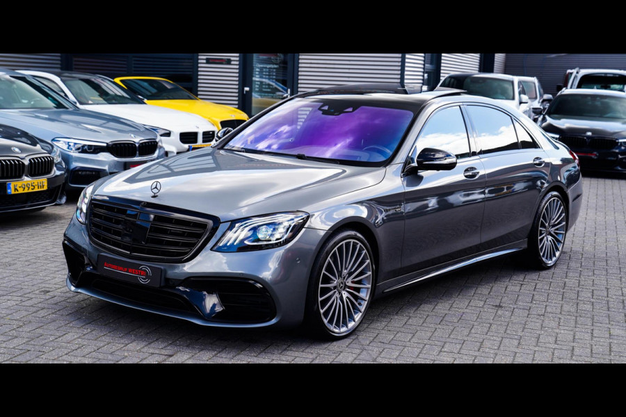 Mercedes-Benz S-Klasse AMG 63 4Matic+ Lang Premium Plus | Burmester 3D | Panorama | Massage voor+achter | Stoelkoeling | 360 cam |