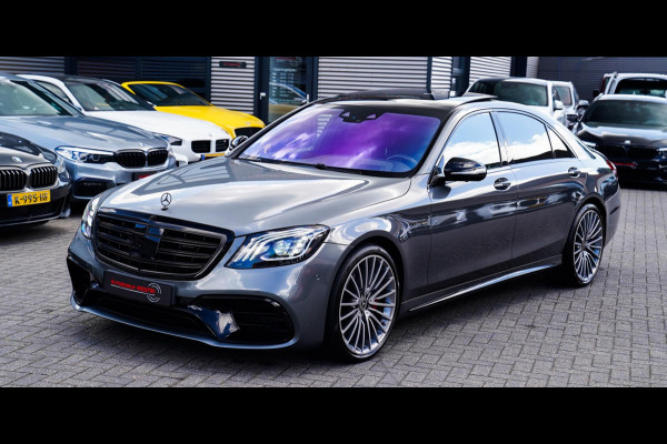 Mercedes-Benz S-Klasse AMG 63 4Matic+ Lang Premium Plus | Burmester 3D | Panorama | Massage voor+achter | Stoelkoeling | 360 cam |