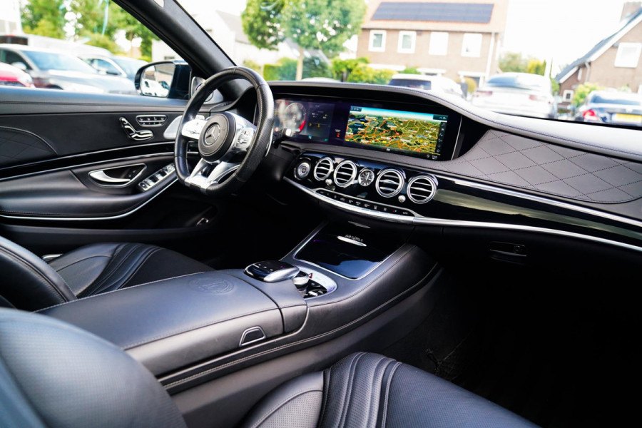 Mercedes-Benz S-Klasse AMG 63 4Matic+ Lang Premium Plus | Burmester 3D | Panorama | Massage voor+achter | Stoelkoeling | 360 cam |