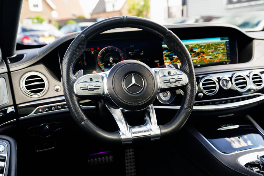 Mercedes-Benz S-Klasse AMG 63 4Matic+ Lang Premium Plus | Burmester 3D | Panorama | Massage voor+achter | Stoelkoeling | 360 cam |