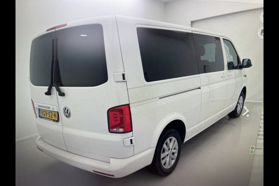 Volkswagen Transporter 2.0 TDI DSG automaat L2H1 30 DC 5 persoons / vaste prijs rijklaar € 27.950 ex btw / lease vanaf € 456 / airco / cruise / navi / achterdeuren / euro 6 / bpm vrij !