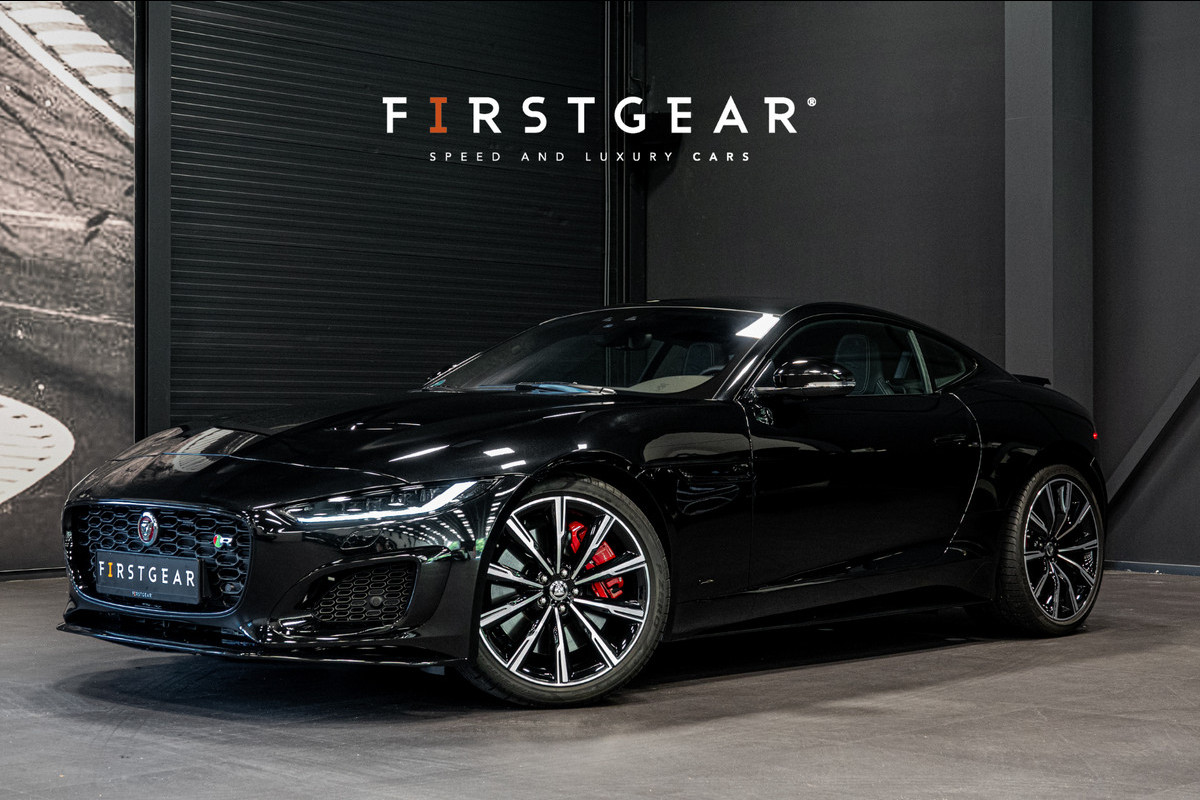 Jaguar F-Type P575 AWD R 75 *Panorama / Stoelventilatie / Sport-uitlaat / Meridian / Memory* Jaguar F-Type P575 AWD R 75 *Panorama / Stoelventilatie / Sport-uitlaat / Meridian / Memory*