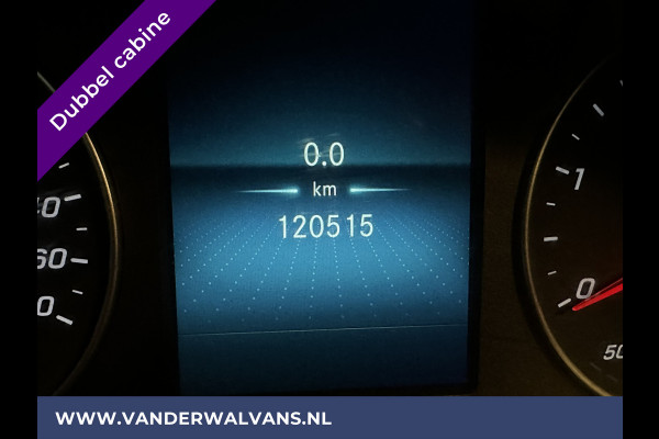 Mercedes-Benz Sprinter 314 CDI 143pk Pick-Up Open Laadbak 1000kg Kraan Dubbele Cabine Euro6 Airco | 3500kg Trekhaak | 6-Zits Apple Carplay, Android Auto, Cruisecontrol