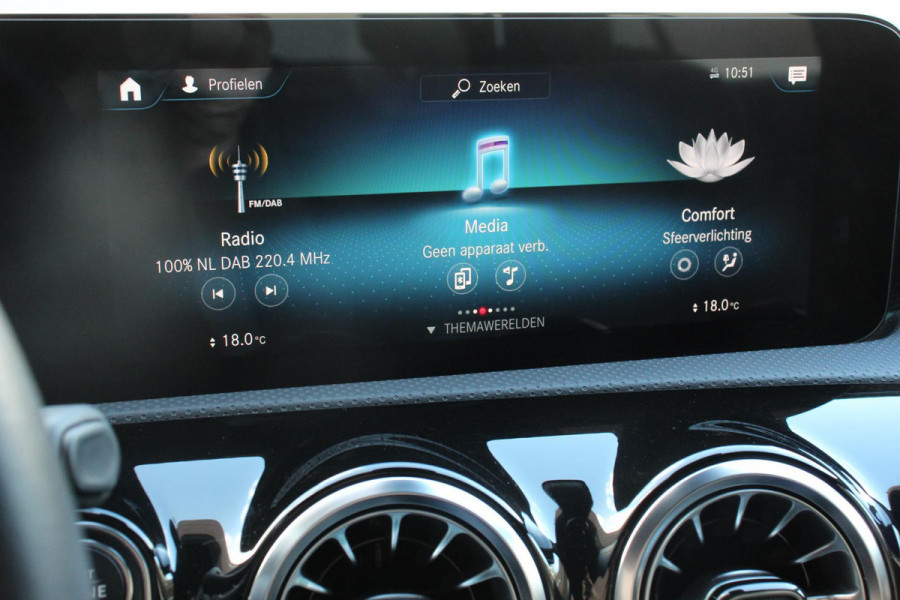 Mercedes-Benz A-Klasse 200 Automaat Progressive | Sfeerverlichting | Navigatie | Climate control | Camera | Parkeer sensoren | Half Lederen Bekleding | Led  | Cruise Control | LMV Velgen