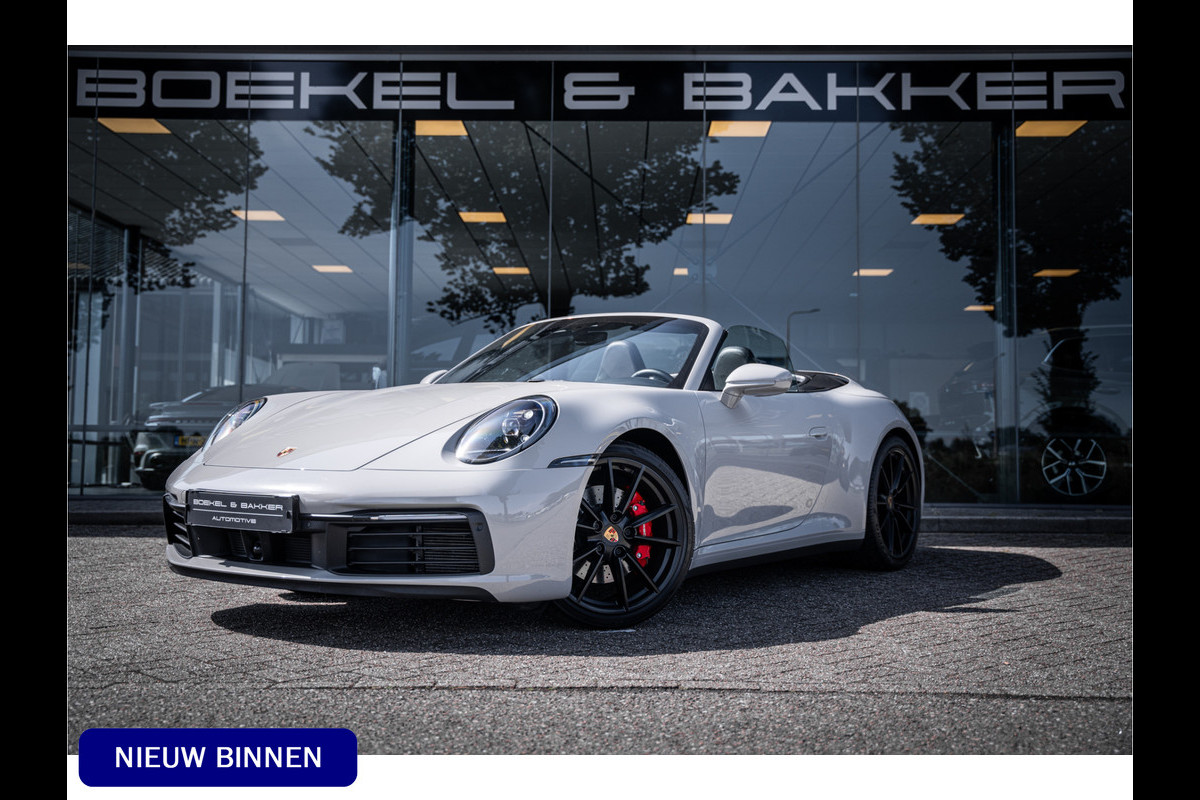 Porsche 911 Cabrio Carrera 4S (450pk) - BOSE - Sportuitlaat - Adapt. cruise - Camera PASM - Keyless - Exclusive leder * 992 Porsche 911 Cabrio Carrera 4S (450pk) - BOSE - Sportuitlaat - Adapt. cruise - Camera PASM - Keyless - Exclusive leder * 992