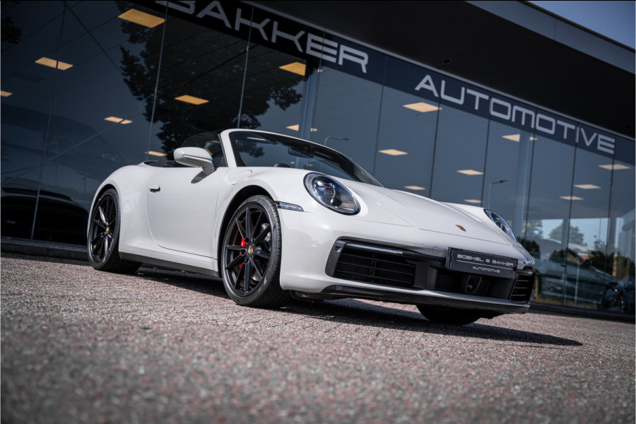 Porsche 911 Cabrio Carrera 4S (450pk) - BOSE - Sportuitlaat - Adapt. cruise - Camera PASM - Keyless - Exclusive leder * 992