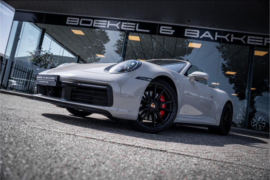 Porsche 911 Cabrio Carrera 4S (450pk) - BOSE - Sportuitlaat - Adapt. cruise - Camera PASM - Keyless - Exclusive leder * 992