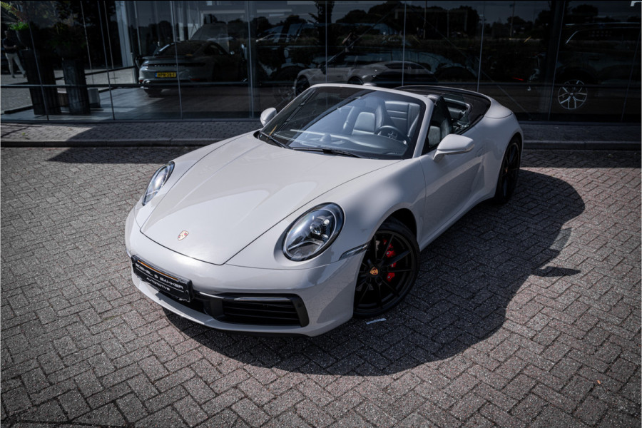Porsche 911 Cabrio Carrera 4S (450pk) - BOSE - Sportuitlaat - Adapt. cruise - Camera PASM - Keyless - Exclusive leder * 992