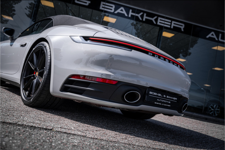 Porsche 911 Cabrio Carrera 4S (450pk) - BOSE - Sportuitlaat - Adapt. cruise - Camera PASM - Keyless - Exclusive leder * 992