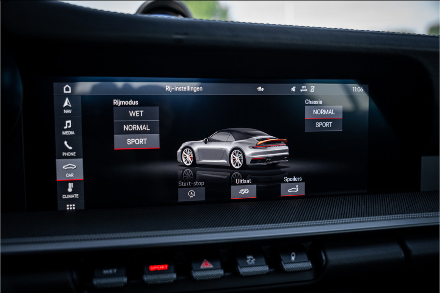 Porsche 911 Cabrio Carrera 4S (450pk) - BOSE - Sportuitlaat - Adapt. cruise - Camera PASM - Keyless - Exclusive leder * 992