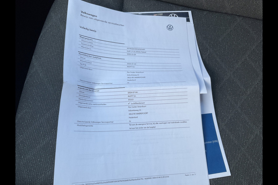Volkswagen Golf 1.5 TSI Life Adap.Cruise Sfeerverl Carplay Led NL-Auto Dealer-Onderhouden!