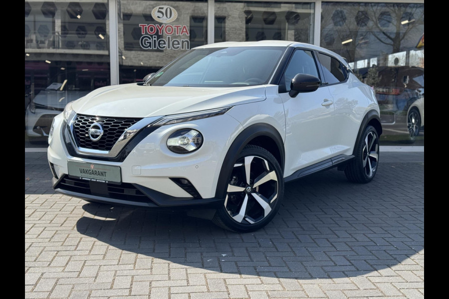Nissan Juke 1.0 DIG-T 117pk DCT Tekna | Bose, Dodehoeksensor, 360 Camera, Keyless, Cruise control adaptief