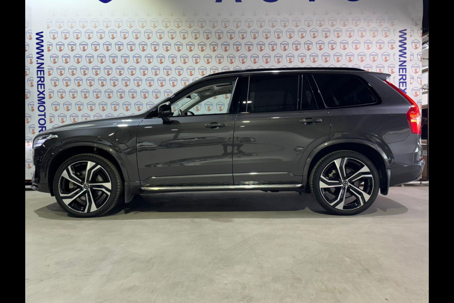 Volvo XC90 2.0 T8 Recharge AWD Ultimate Dark | Luchtvering | H&K | Trekhaak | 360 Camera | ACC | Massage