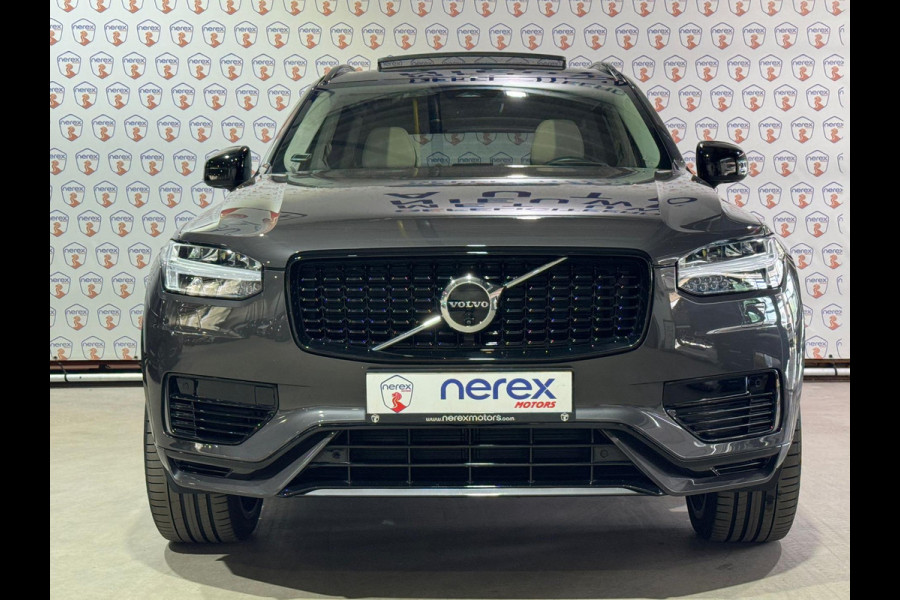 Volvo XC90 2.0 T8 Recharge AWD Ultimate Dark | Luchtvering | H&K | Trekhaak | 360 Camera | ACC | Massage