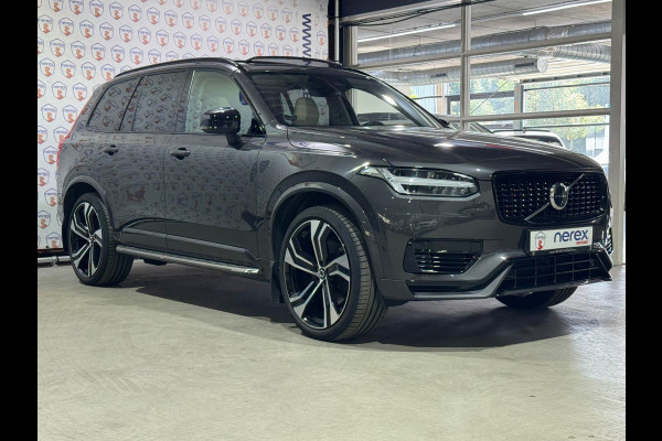 Volvo XC90 2.0 T8 Recharge AWD Ultimate Dark | Luchtvering | H&K | Trekhaak | 360 Camera | ACC | Massage