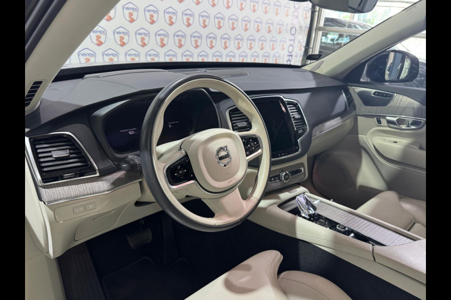 Volvo XC90 2.0 T8 Recharge AWD Ultimate Dark | Luchtvering | H&K | Trekhaak | 360 Camera | ACC | Massage