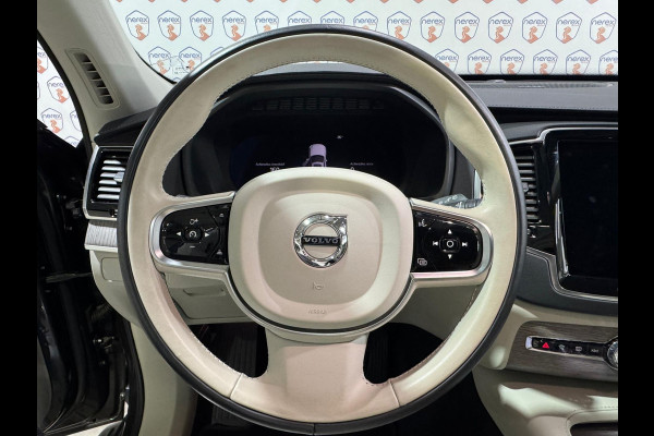 Volvo XC90 2.0 T8 Recharge AWD Ultimate Dark | Luchtvering | H&K | Trekhaak | 360 Camera | ACC | Massage