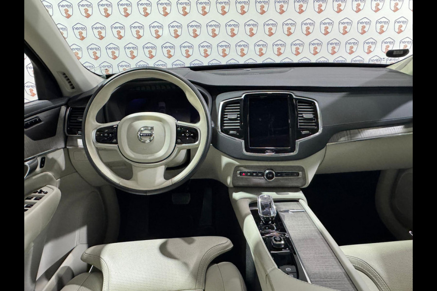 Volvo XC90 2.0 T8 Recharge AWD Ultimate Dark | Luchtvering | H&K | Trekhaak | 360 Camera | ACC | Massage