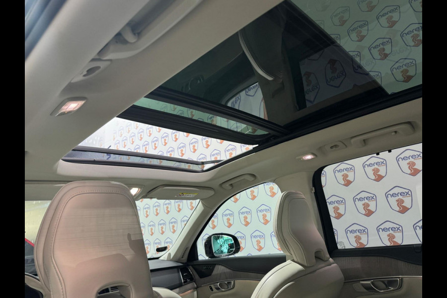 Volvo XC90 2.0 T8 Recharge AWD Ultimate Dark | Luchtvering | H&K | Trekhaak | 360 Camera | ACC | Massage
