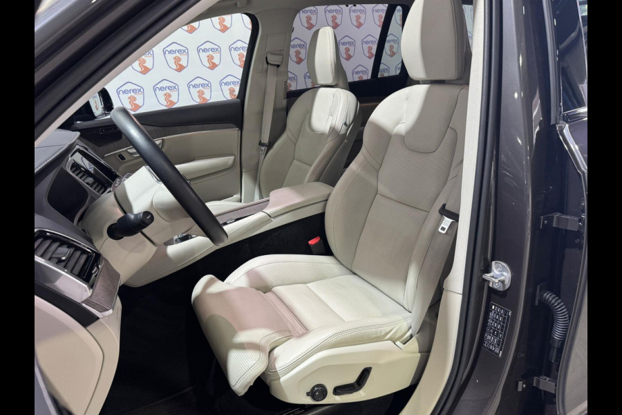 Volvo XC90 2.0 T8 Recharge AWD Ultimate Dark | Luchtvering | H&K | Trekhaak | 360 Camera | ACC | Massage
