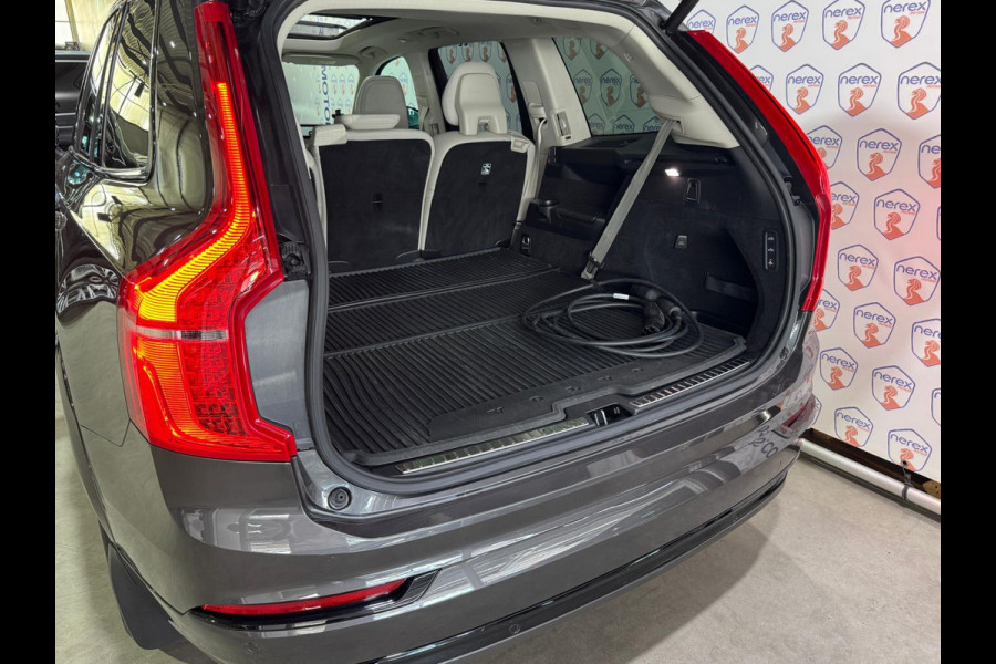 Volvo XC90 2.0 T8 Recharge AWD Ultimate Dark | Luchtvering | H&K | Trekhaak | 360 Camera | ACC | Massage