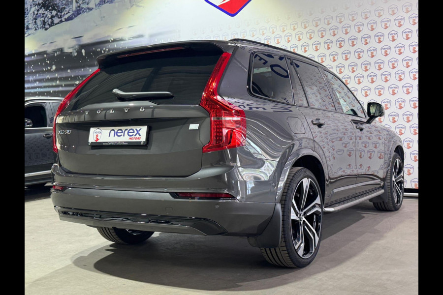 Volvo XC90 2.0 T8 Recharge AWD Ultimate Dark | Luchtvering | H&K | Trekhaak | 360 Camera | ACC | Massage