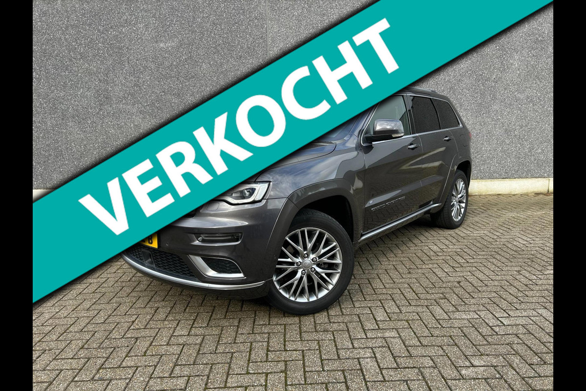 Jeep Grand Cherokee 3.0 CRD Summit | AUTOMAAT | PANO | NAVI | A.CAMERA | STUUR/STOELVERW | CC | PDC | NAP | NIEUWSTAAT Jeep Grand Cherokee 3.0 CRD Summit | AUTOMAAT | PANO | NAVI | A.CAMERA | STUUR/STOELVERW | CC | PDC | NAP | NIEUWSTAAT
