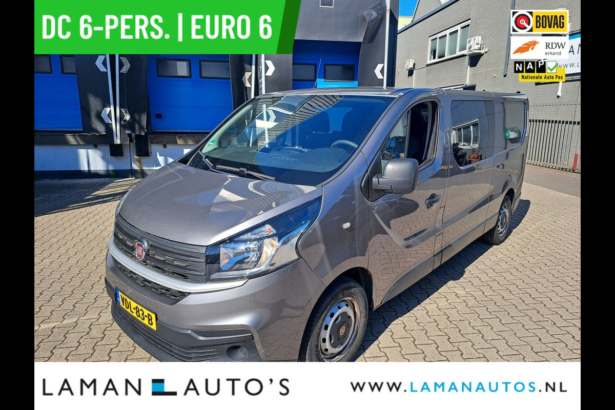 Fiat Talento 1.6 EcoJet 125 pk L2H1 2900 DC 6-pers. Pro Edition | Rijklaarprijs Dubbele Cabine Nieuwe banden Euro 6 Lengte 2 Airco Navi Cruis Fiat Talento 1.6 EcoJet 125 pk L2H1 2900 DC 6-pers. Pro Edition | Rijklaarprijs Dubbele Cabine Nieuwe banden Euro 6 Lengte 2 Airco Navi Cruis