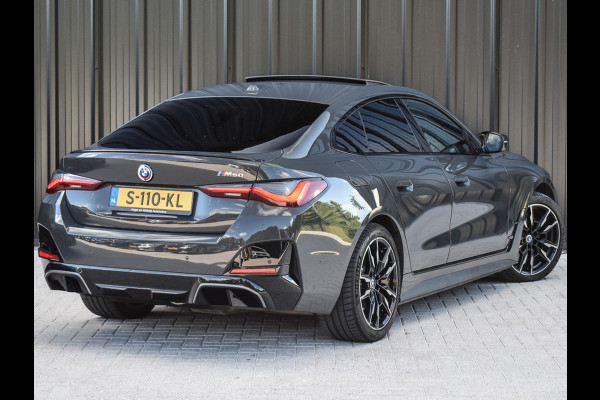 BMW i4 M50 High Executive 84 kWh | M-SPORT | SCHUIF -\- KANTELDAK | HARMAN KARDON | ELEKTR. VERST. STOELEN | STOEL- VERWARMING EN KOELI