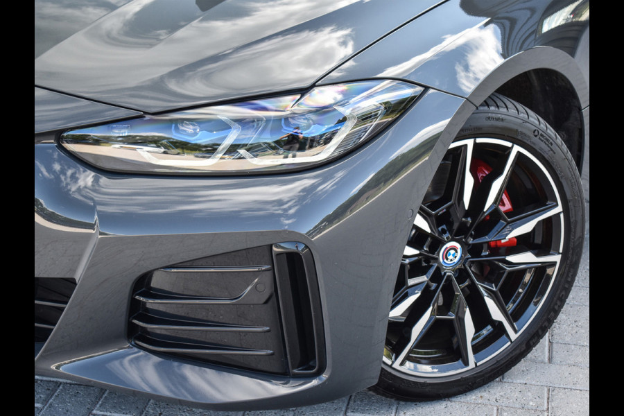 BMW i4 M50 High Executive 84 kWh | M-SPORT | SCHUIF -\- KANTELDAK | HARMAN KARDON | ELEKTR. VERST. STOELEN | STOEL- VERWARMING EN KOELI