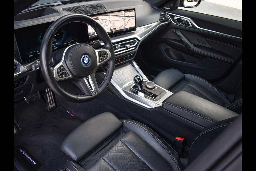 BMW i4 M50 High Executive 84 kWh | M-SPORT | SCHUIF -\- KANTELDAK | HARMAN KARDON | ELEKTR. VERST. STOELEN | STOEL- VERWARMING EN KOELI