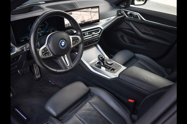 BMW i4 M50 High Executive 84 kWh | M-SPORT | SCHUIF -\- KANTELDAK | HARMAN KARDON | ELEKTR. VERST. STOELEN | STOEL- VERWARMING EN KOELI