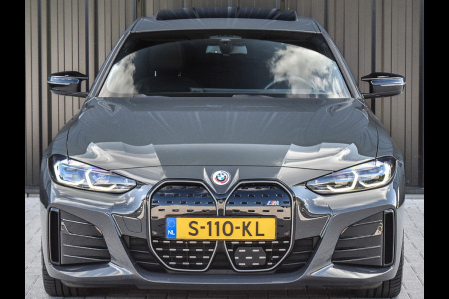 BMW i4 M50 High Executive 84 kWh | M-SPORT | SCHUIF -\- KANTELDAK | HARMAN KARDON | ELEKTR. VERST. STOELEN | STOEL- VERWARMING EN KOELI