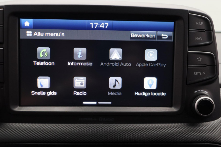 Hyundai Kona 1.0T Premium Apple/Carplay Leder Camera Navigatie