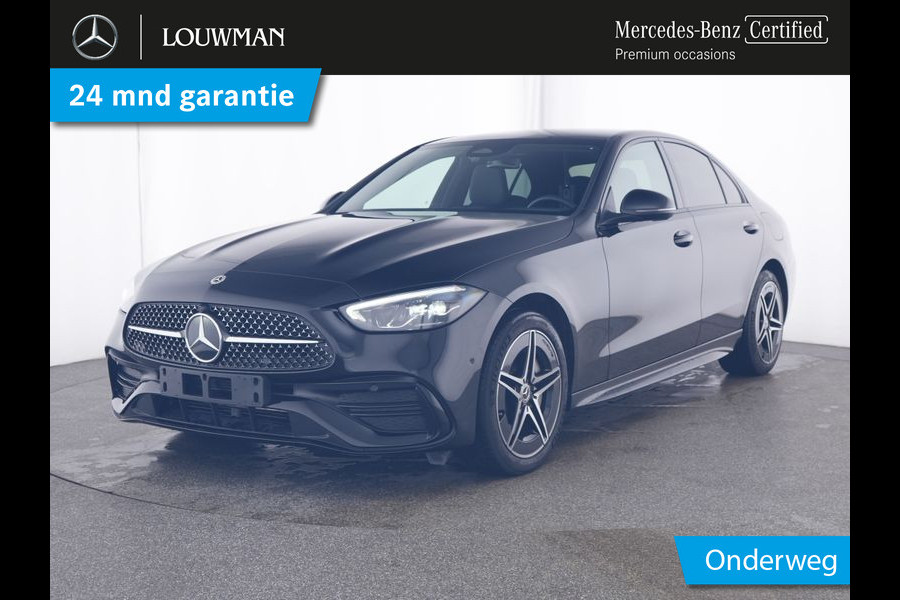 Mercedes-Benz C-Klasse 300 e AMG Plug-In Hybride | AMG Line | Night Pakket | Led Koplampen | Stuur en Stoelverwarming |