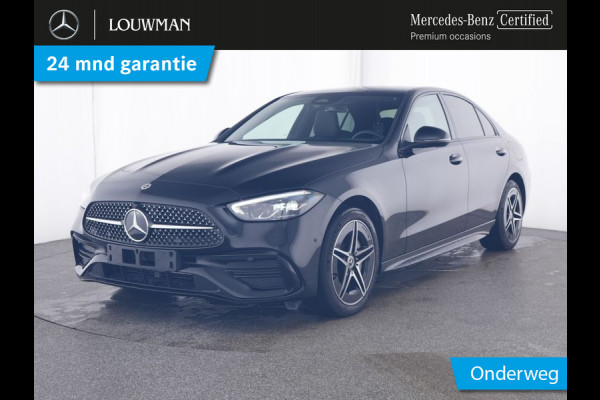 Mercedes-Benz C-Klasse 300 e AMG Plug-In Hybride | AMG Line | Night Pakket | Led Koplampen | Stuur en Stoelverwarming |