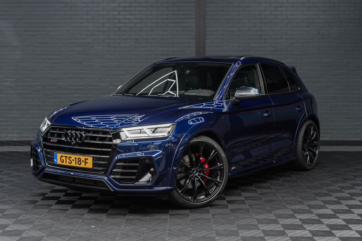 Audi SQ5 3.0 TFSI SQ5 quattro 457 PK Pro Line Plus | Volledig ABT uitgevoerd | Panorama-dak | RS Stoelen | Headup display | B&O Audio | Stage 2 getuned, door JD Engineering, 457PK, 715NM. (met downpipes) | Audi SQ5 3.0 TFSI SQ5 quattro 457 PK Pro Line Plus | Volledig ABT uitgevoerd | Panorama-dak | RS Stoelen | Headup display | B&O Audio | Stage 2 getuned, door JD Engineering, 457PK, 715NM. (met downpipes) |