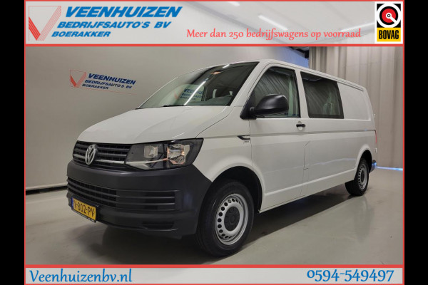 Volkswagen Transporter 2.0TDI L2/H1 Dubbele Cabine Trekhaak Euro 6!