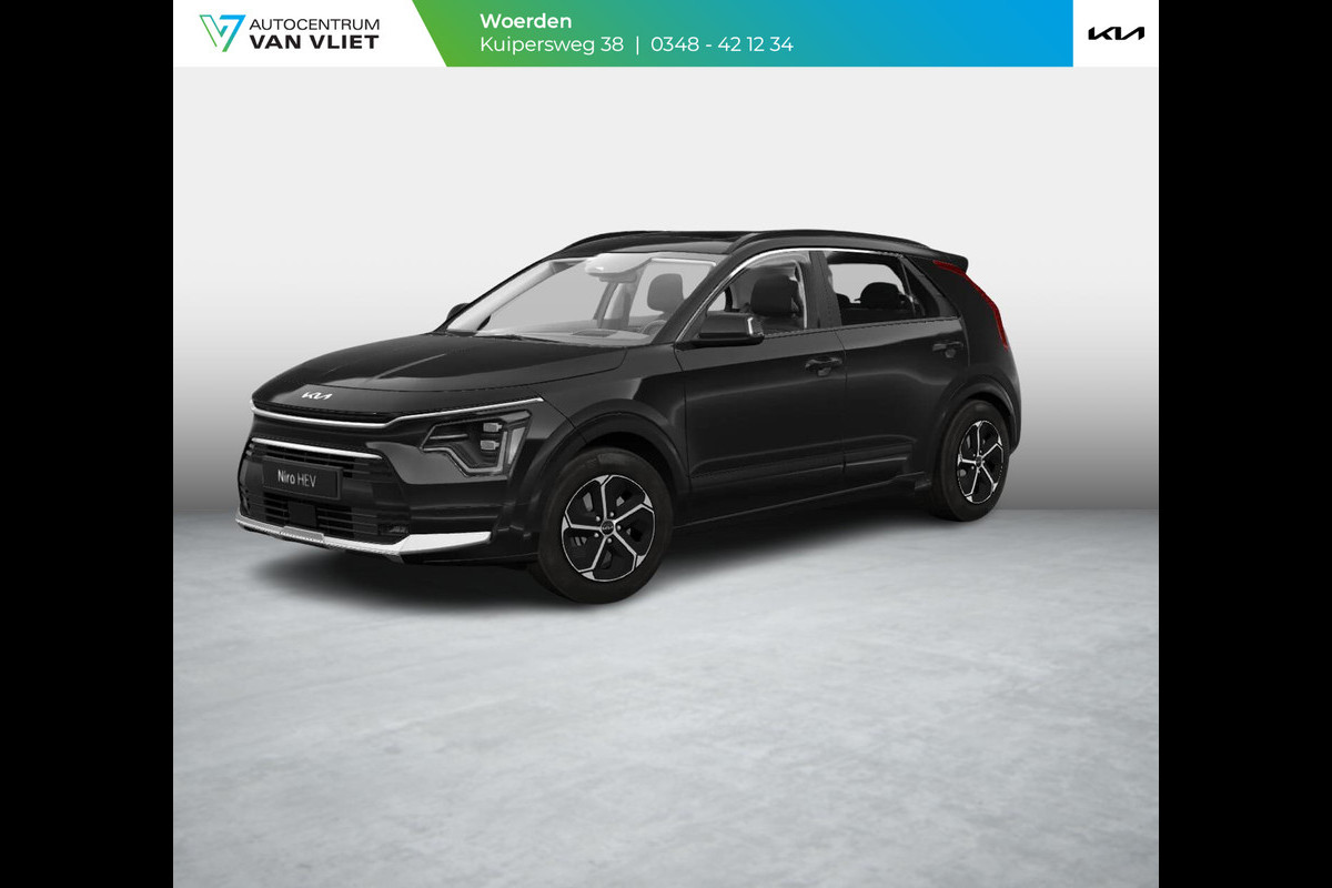 Kia Niro 1.6 GDi Hybrid DynamicPlusLine | LED | Clima | Navi | Carplay | Stoel-/stuurverwarming | Schuif-/kanteldak | Head-up display Kia Niro 1.6 GDi Hybrid DynamicPlusLine | LED | Clima | Navi | Carplay | Stoel-/stuurverwarming | Schuif-/kanteldak | Head-up display