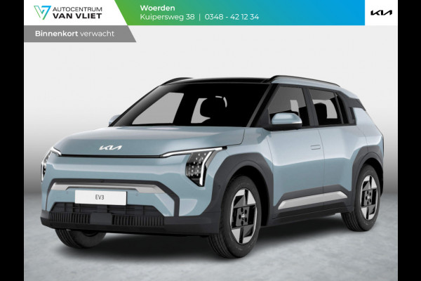 Kia EV3 Air 58.3 kWh | Op voorraad | Navi | 17" | Adapt. Cruise | Clima | PDC | Dakrails | Private Lease € 459,- Actie !