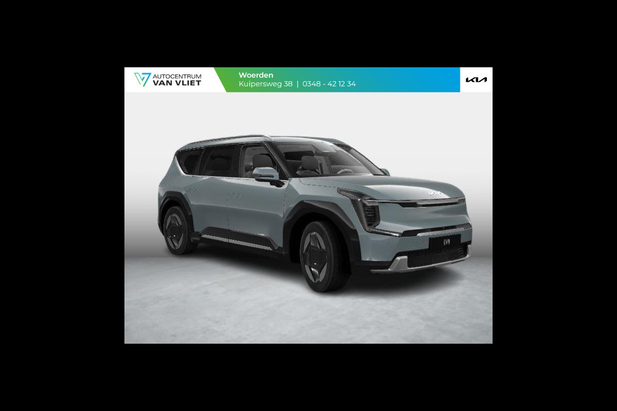 Kia EV9 Air 99.8 kWh | Snel leverbaar | Clima | Navi | 7-pers. | Adapt. Cruise | Stoel-/stuurverwarming | 360 camera | *Full Operationeel Lease € 874,- Kia EV9 Air 99.8 kWh | Snel leverbaar | Clima | Navi | 7-pers. | Adapt. Cruise | Stoel-/stuurverwarming | 360 camera | *Full Operationeel Lease € 874,-