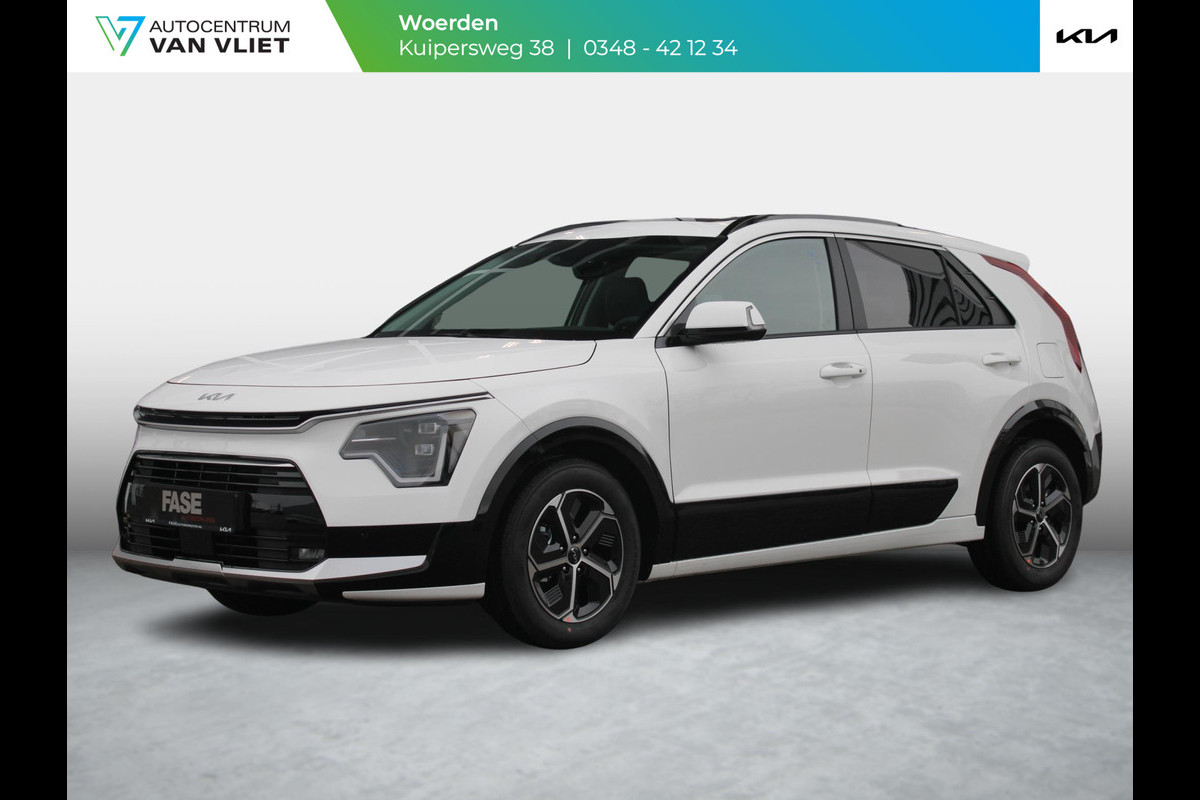 Kia Niro 1.6 GDi Hybrid DynamicPlusLine | LED | Clima | Navi | Carplay | Stoel-/stuurverwarming | Schuif-/kanteldak | Head-up display Kia Niro 1.6 GDi Hybrid DynamicPlusLine | LED | Clima | Navi | Carplay | Stoel-/stuurverwarming | Schuif-/kanteldak | Head-up display