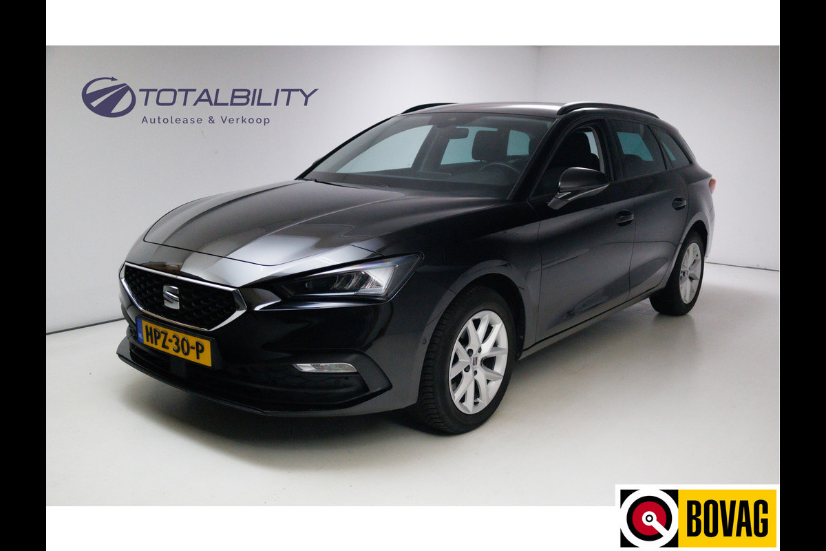Seat Leon Sportstourer 1.0 eTSI Style 111 PK Automaat | Stoel- en Stuurverwaming | Navigatie | Achteruitrijcamera | Parkeersensoren V+A, App. connect, All season banden